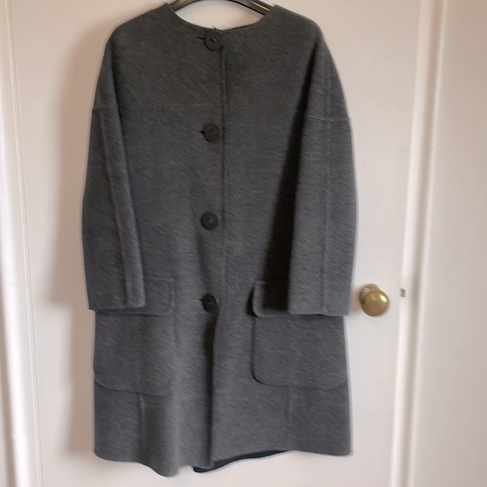 LEON MAX LTD EDITION Double Faced Wool Cashmere Coat, XS. Exquisite.